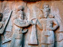 سنگ نگاره اردشیر دوم در تاق بستان