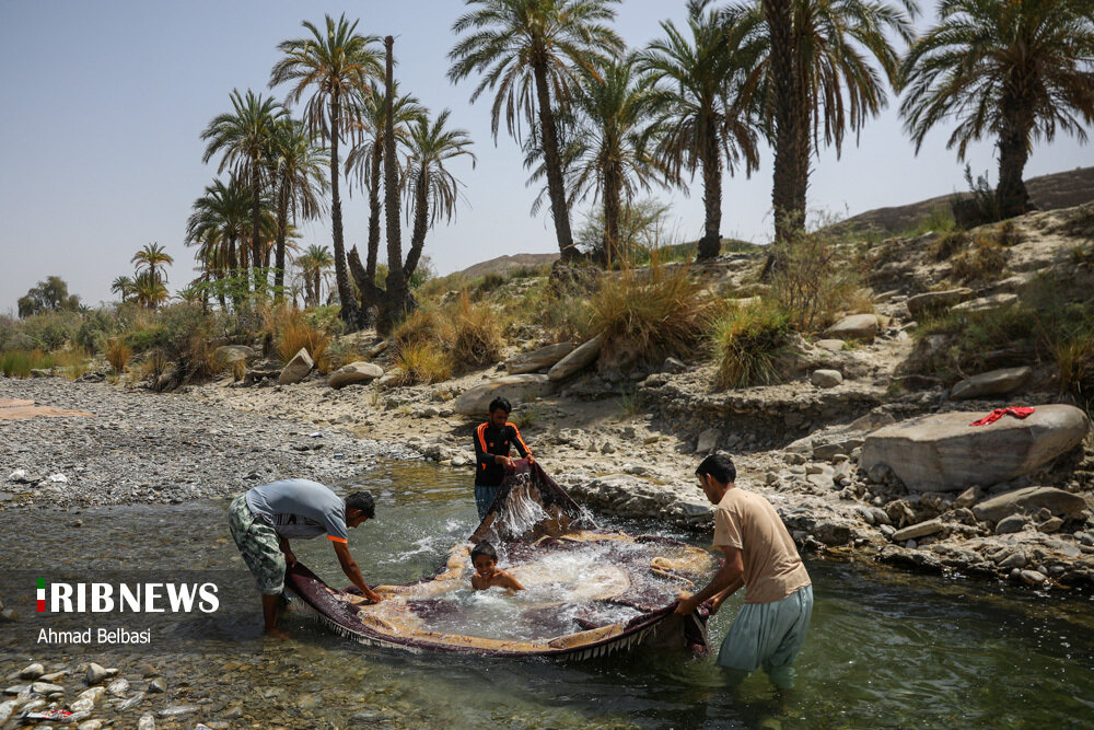 آئین سنتی خانه‌تکانی قوم بلوچ در استقبال از ماه رمضان