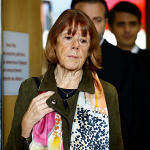 ژیزل پلیکو در حال وارد شدن به دادگاه-AFP