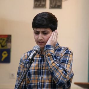 موذن نوجوان در مسابقه اذان «طنین گلدسته»؛ مسجد امام حسن عسکری (ع) بجنورد
