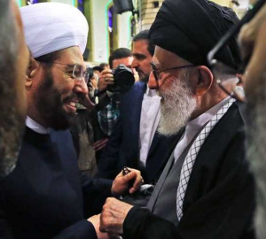 دیدار مفتی سوریه شیخ بدرالدین حسون با آیت‌الله خامنه‌ای