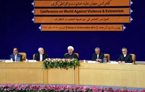کنفرانس بین‌المللی «جهان علیه خشونت و افراطی‌گری» با حضور مقامات سیاسی، نخبگانی از بیش از ۴۰ کشور در تهران، آذر ۱۳۹۳ش.