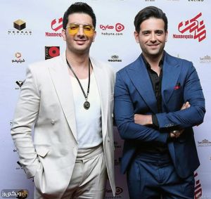 امیرحسین آرمان و فرزاد فرزین در اکران خصوصی مانکن