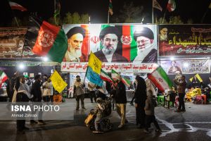 موکب مهاجران افغانستانی در تجمعات شبانه