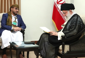 دیدار هئیت انصارالله به ریاست محمد عبدالسلام با آیت‌الله سید علی خامنه‌ای
