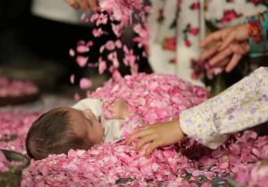 آیین ملی گل‌ غلتان کاشان