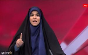 سحر امامی گوینده شبکه خبر در زمان حمله اسرائیل به ساختمان صداوسیما
