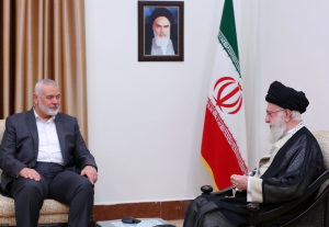 دیدار سید علی خامنه‌ای با اسماعیل هنیه