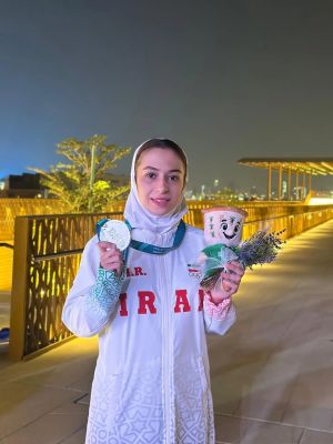 مدال نقره فرشته حسن زاده