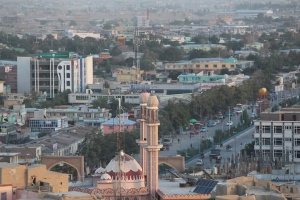 نمایی از شهر غزنی