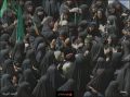 عزاداری زنان عراقی در مسیر پیاده‌روی اربعین