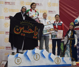 حضور سمیه حیدری در مسابقات قهرمانی قرقیزستان