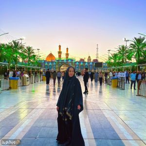 حضور سهیلا سامی در کربلا