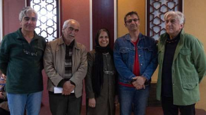 رضا کیانیان در کنار برادانش داوود و حمید کیانیان