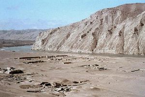 نمایی از شهر آیخانم در ولایت تَخار افغانستان