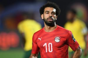 محمد صلاح بازیکن تیم ملی فوتبال مصر